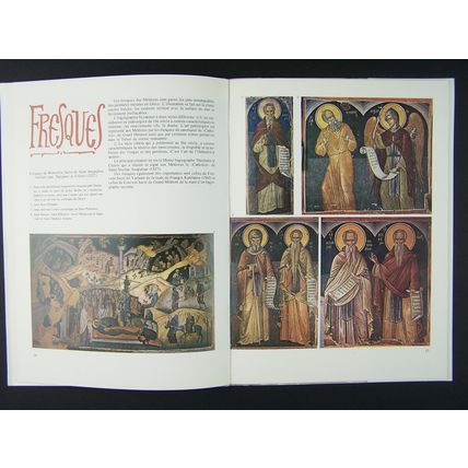 Meteora Eastern Orhodox Monastery Historic Art Book
