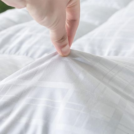 Whatsbedding 5 Inch Duck Feather Bed, 100% Cotton Mattress Topper, Extra Thick 2