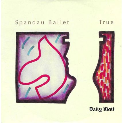 SPANDAU BALLET : TRUE - PROMO CD from the DAILY MAIL newspaper *