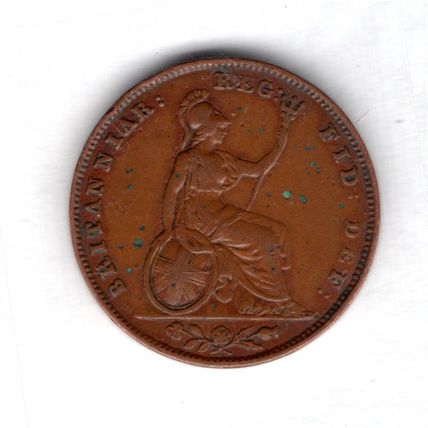Great Britain. Victoria. Farthing 1853. dy15074