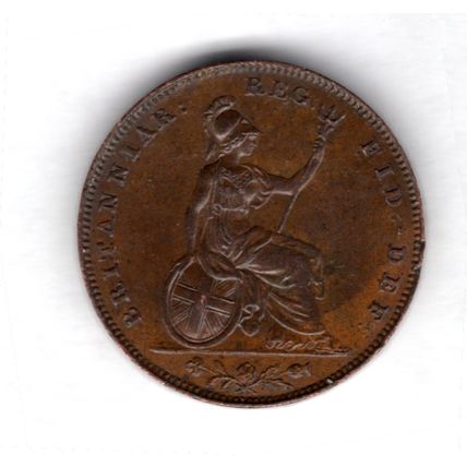 Great Britain. Victoria. Farthing 1853. dy15965