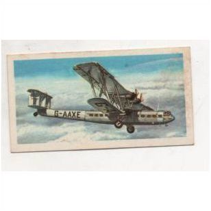 1972 Brooke Bond Tea card History of Aviation card No.17 Handley Page HP. 42