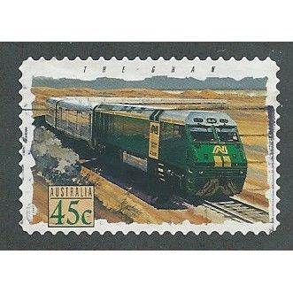 AUS 1993 45c (S/A) 'TRAINS- THE GHAN' FINE USED (EBID35-785)