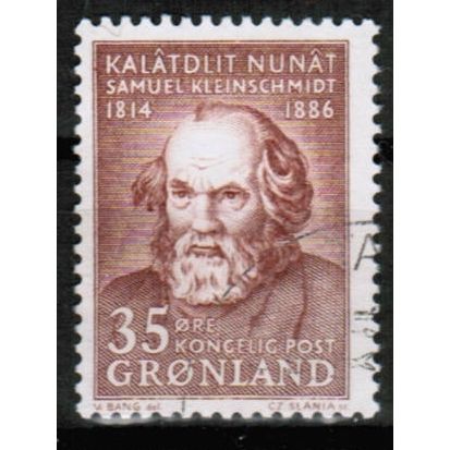 1964 Greenland - Samuel Kleinschmidt - 35o used Sc# 68