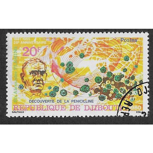 DJI 1980 20f 'ANNIVERSARIES' FINE USED (EBID 54-956)