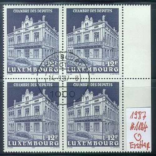 LUXEMBURG LUXEMBOURG [1987] MiNr 1184 4er ( O/used ) [01] Bauwerke