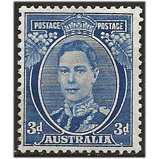 Australia 1940 SG186 3d Bright Blue Mounted Mint . ..