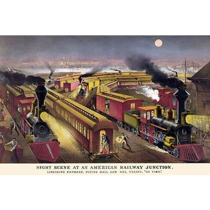 Night Scene 20 x 30 Poster