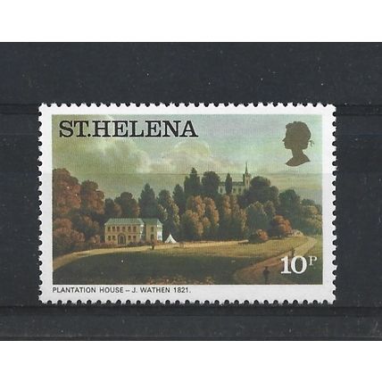 St Helena.SG325A 10p "Plantation House,1821" (J. Wathen).Unmounted Mint.Mar24