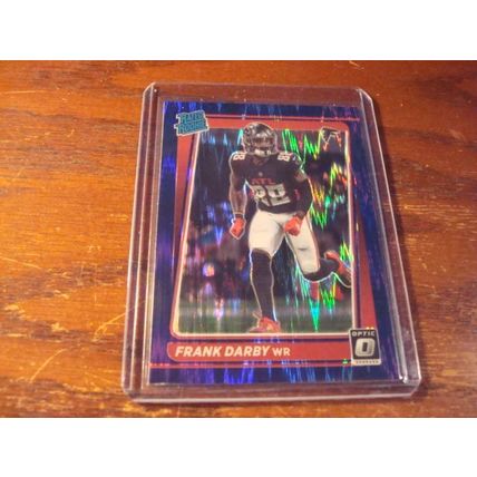 2021 Panini Donruss Optic, 2-Cards, 1-Purple Shock, FRANK DARBY Rc, Falcons