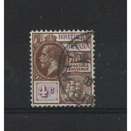 BritishGuiana.SG275 4c Brown and Bright Purple.Fine Used.Jan25