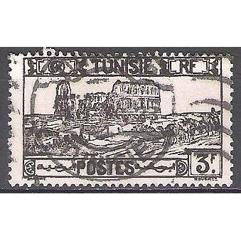 Tunisie 1945 Michel 297 O Cote (2005) 0.30 € Amphithéâtre d'El Jem Cachet rond