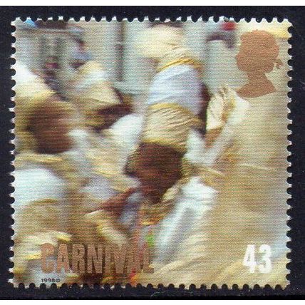 GB 1998 Europa, Festivals - Notting Hill Carnival - Children in Robes 43p Used