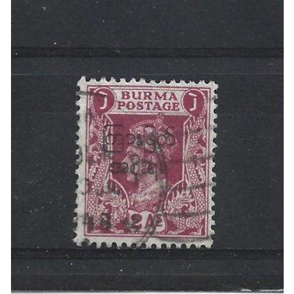 Burma.SG73 2a Claret.Fine Used.Jul25k