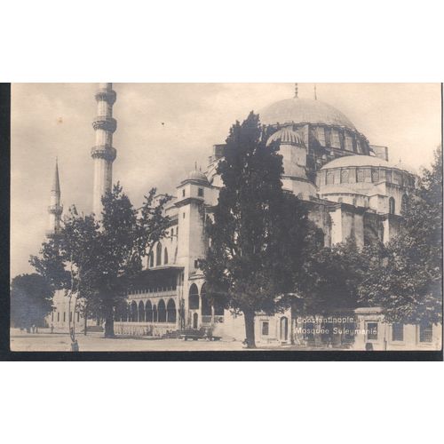 Vintage Turkey PC - Constantinople, Mosquee Suleymanie