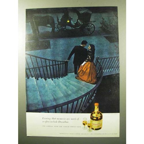 1964 Drambuie Cordial Ad - Evenings Memories Made Of