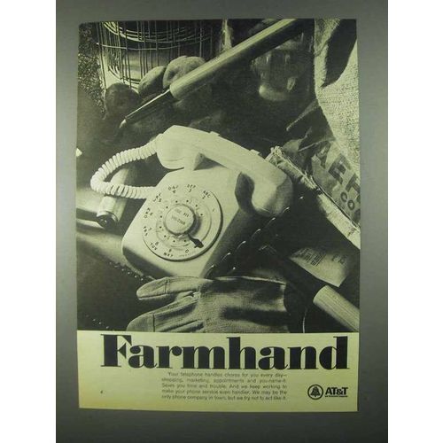 1967 AT&T Telephone Ad - Farmhand