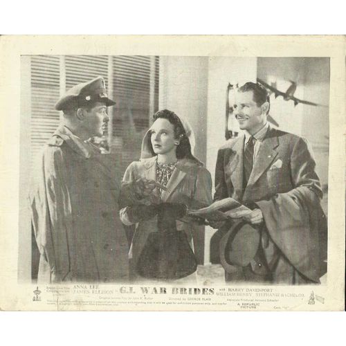 G.I. WAR BRIDES Anna Lee, James Ellison F-O-H Stills (4)
