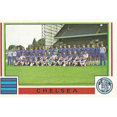 Panini's Football 1985 Stickers: No.38 - Chelsea Team