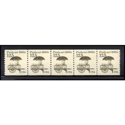 2133 12.5c Pushcart Fine MNH Dry Gum PNC 1/5 X2173