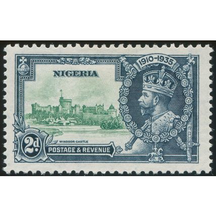 Nigeria 1935 2d green & indigo Jubilee SG 31 unused