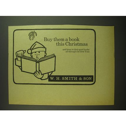 1968 W.H. Smith & Son Books Ad - Buy them a book this Christmas