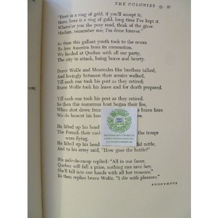 THIS LAND IS MINE AN ANTHOLOGY OF AMERICAN VERSE AL HINE editor HCDJ ILLUSTRATED