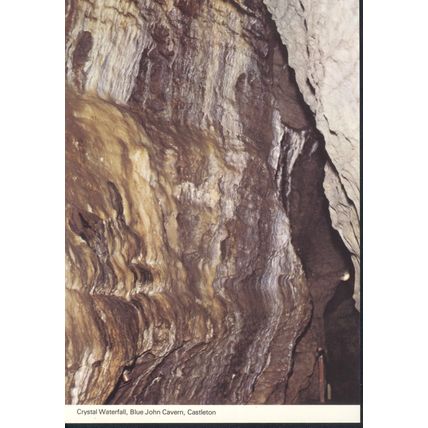 Blue John Cavern, The Crystal Waterfall, Castleton, Derbyshire