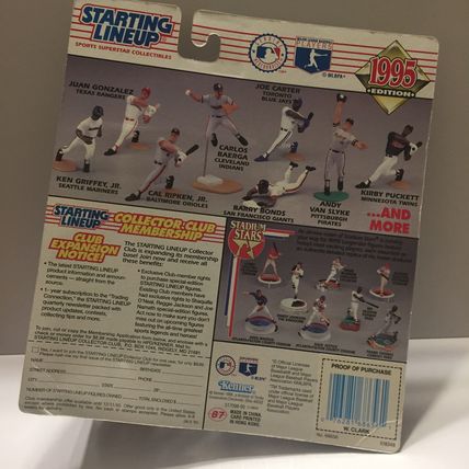 Still NEW 1995 Starting Lineup Will Clark figure - Texas Rangers
