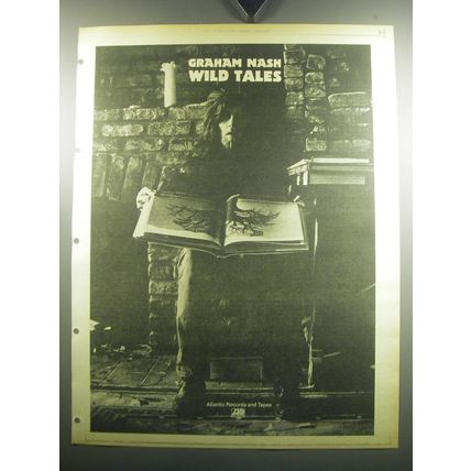 1974 Graham Nash Wild Tales Album Advertisement