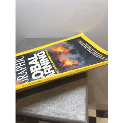 National Geographic Magazine September 2004 Global Warning Vintage Collectible