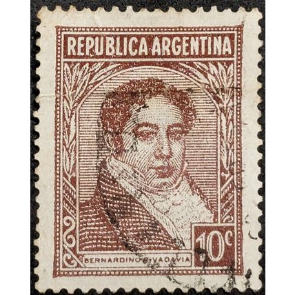 STAMP Argentina SG678 1935 10c Bernardo Rivadavia Used