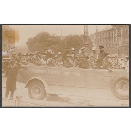 Münchener Fremden Rundfahrten, München, c.1930 - Foto-AK