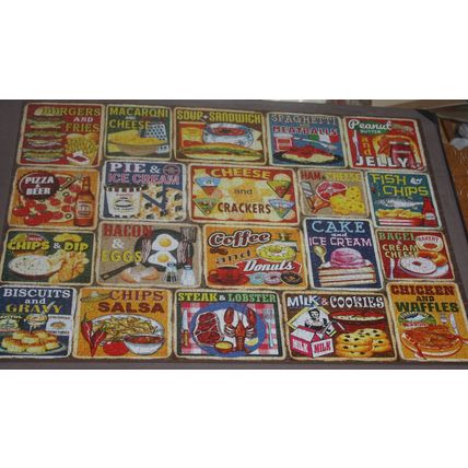 2022 White Mountain Puzzles Classic Food Combos 1000 Piece Puzzle - Complete