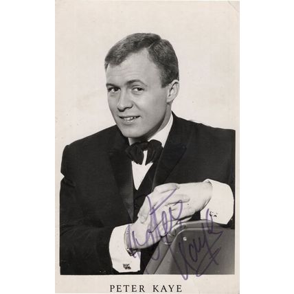 Peter Kaye Comedian Antique Early Hand Signed Photo