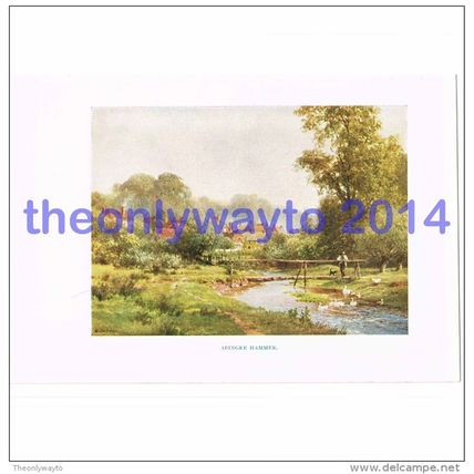 Abinger Hammer, Surrey, England, Book Illustration (Print), 1922