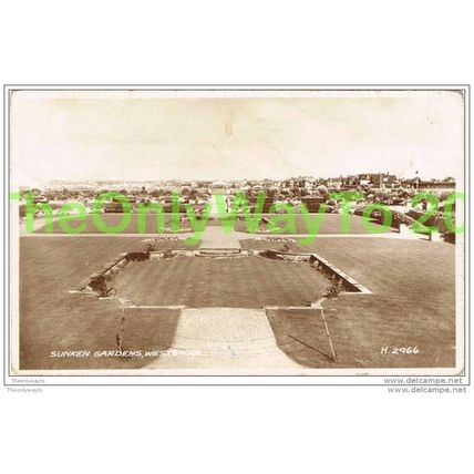 SUNKEN GARDENS, WESTBROOK, NEAR MARGATE, KENT, ENGLAND,1958?, Postcard