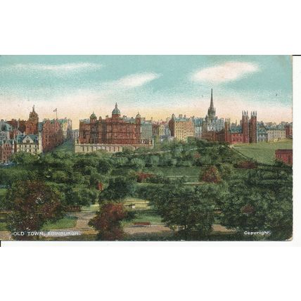 PC21361 Old Town. Edinburgh. G. D. and D. Star. 1908