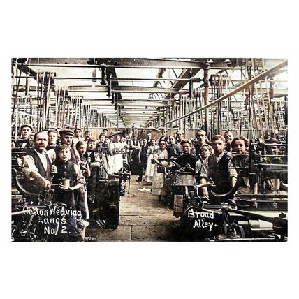 ptc0946 - Cotton Industry , Broad Alley , Lancashire - print 6x4