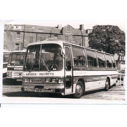 Black & White Photograph of Kenzie’s Coaches Ltd. of Shepreth - TER 6S
