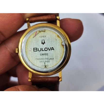Vintage Quartz Wrist Watch Bulova 13153