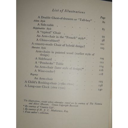 Old English Furniture: A Simple Guide (Hampden Gordon, H/B, 1948, GC, 1st Ed)