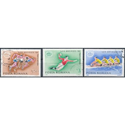 Olympic Games, Los Angeles - Romania 1984 - F H - MiNr 4044/6