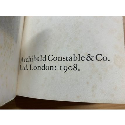 1908 BERNARD SHAW "PLAYS: PLEASANT AND UNPLEASANT" FICTION ANTIQUE BOOK (P3)