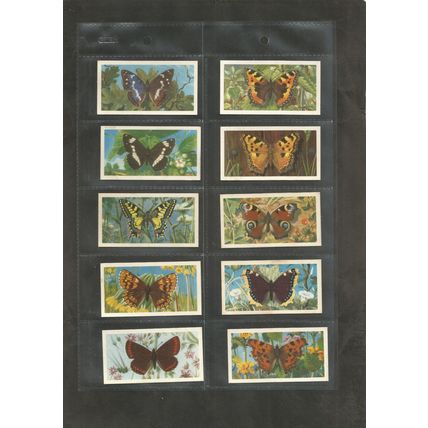 Brooke Bond Original Vintage Full Set of 50 Tea Cards British Butterflies 1963