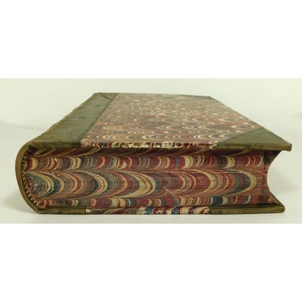 Antique Victorian Leather Book Annals St Pauls Cathedral 1868 Milman