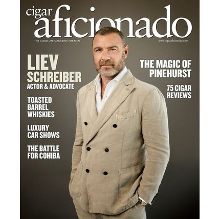 CIGAR AFICIONADO-JULY/AUGUST 2025-LIEV SCHREIBER-NEW-FAST SHIPPING