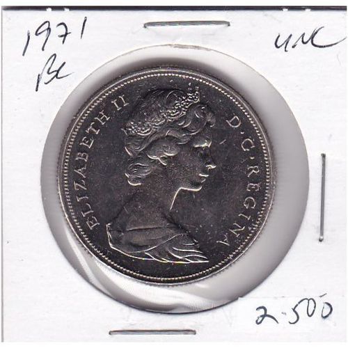 1971 Canadian dollar coin UNCIRCULATED