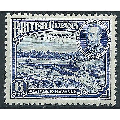 British Guiana 1934 SG292 6c Deep Ultramarine Mounted Mint ..
