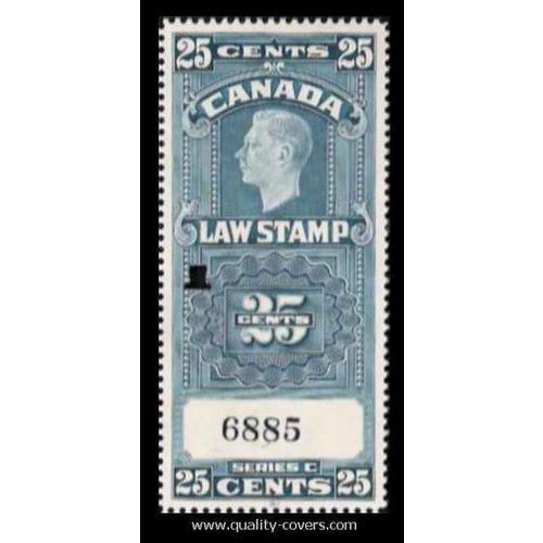 Canada #FSC 24 Law Stamp Revenue USED
